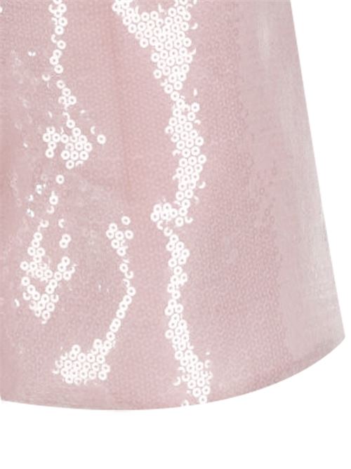 Shorts paillettes rosa Federica Tosi | FTE24SH0150771